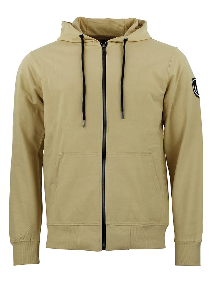 Peak Mountain Bluza "Cage" w kolorze beżowym rozmiar: L