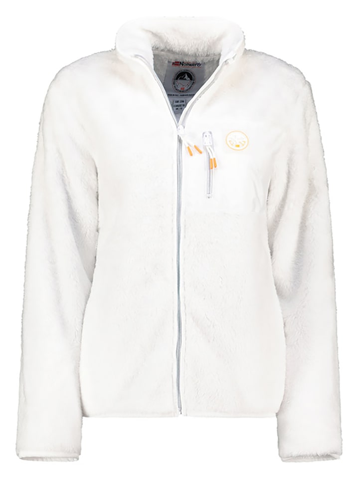 Geographical Norway Kurtka polarowa "Precious" w kolorze białym rozmiar: 152
