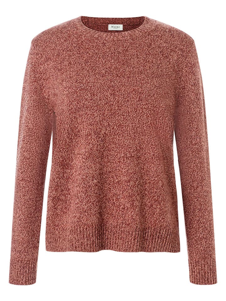 Maerz Muenchen Wełniany sweter w kolorze czerwonym rozmiar: 42
