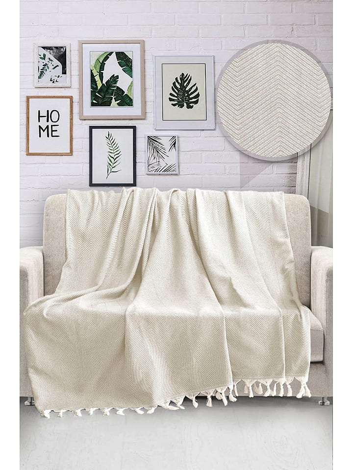 Elizabed Narzuta w kolorze kremowym rozmiar: 170x230 cm