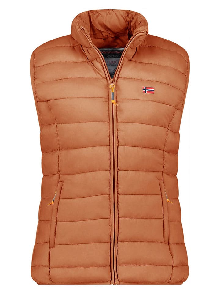 Geographical Norway Kamizelka pikowana "Vatikolor" w kolorze jasnobrązowym rozmiar: XL