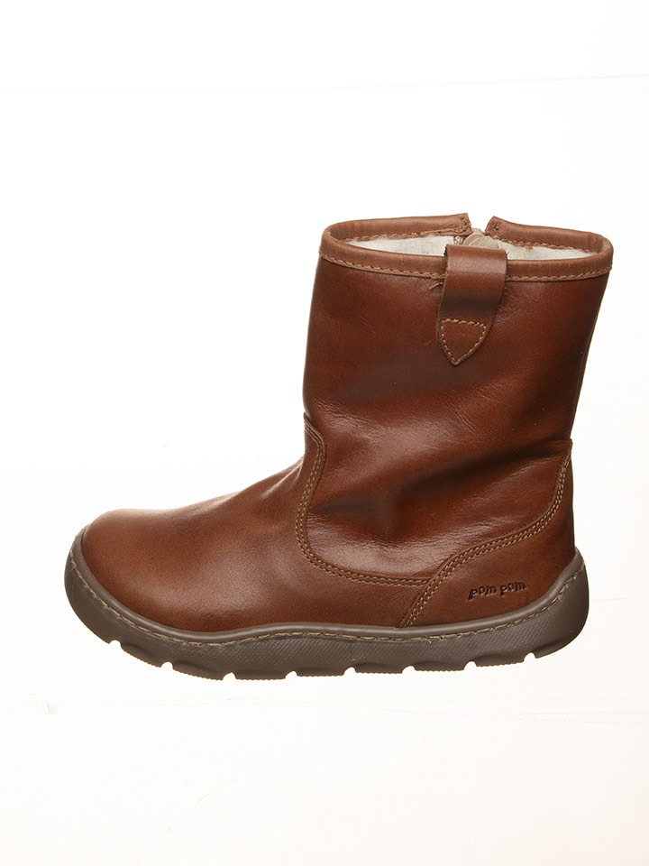 POM POM Buty w kolorze jasnobrązowym do chodzenia na boso rozmiar: 32