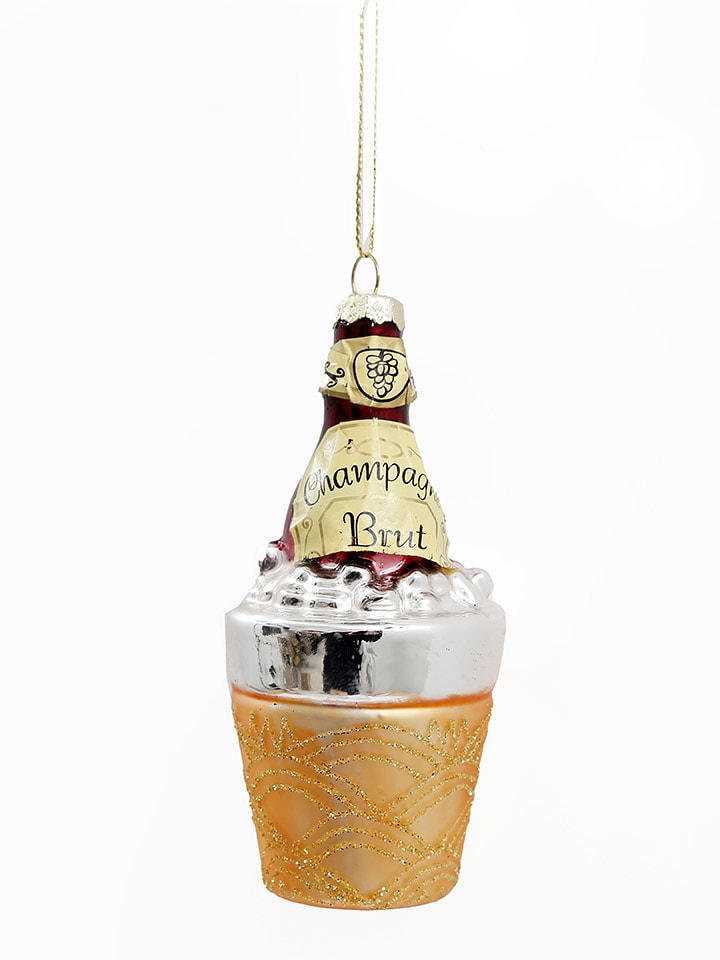 SiL Interiors Bombka "Champagne" - wys. 10 cm rozmiar: onesize