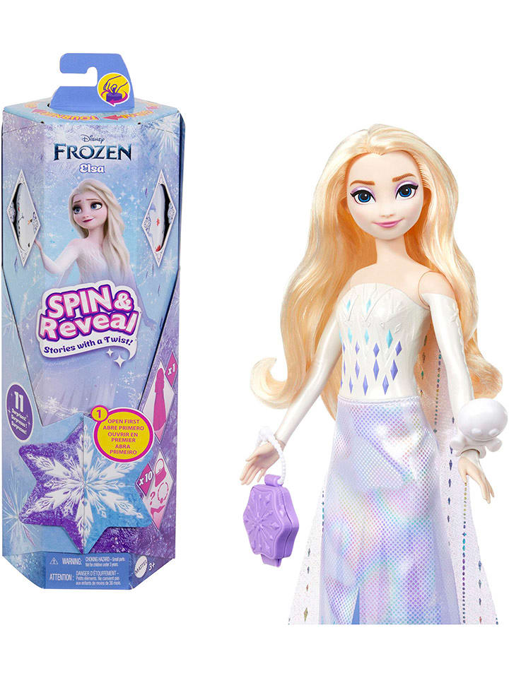 Disney Lalka "Disney - Spin&Reveal Elsa" z akcesoriami - 3+ rozmiar: onesize