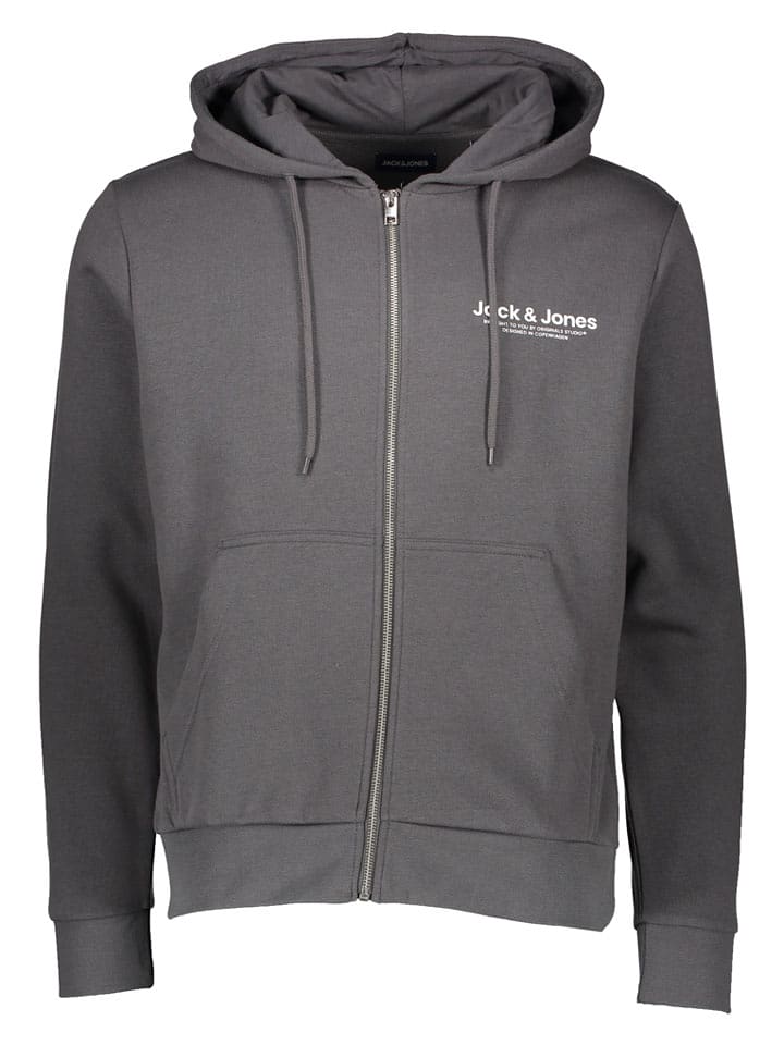Jack & Jones Bluza w kolorze antracytowym rozmiar: M