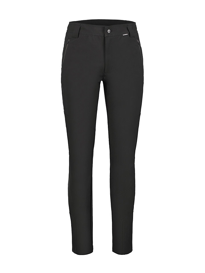 Icepeak Spodnie softshellowe "Dorr" w kolorze czarnym rozmiar: 46