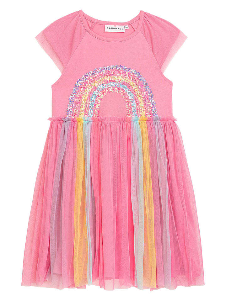 Danamade Sukienka "Dkaelyn" w kolorze różowym rozmiar: 146