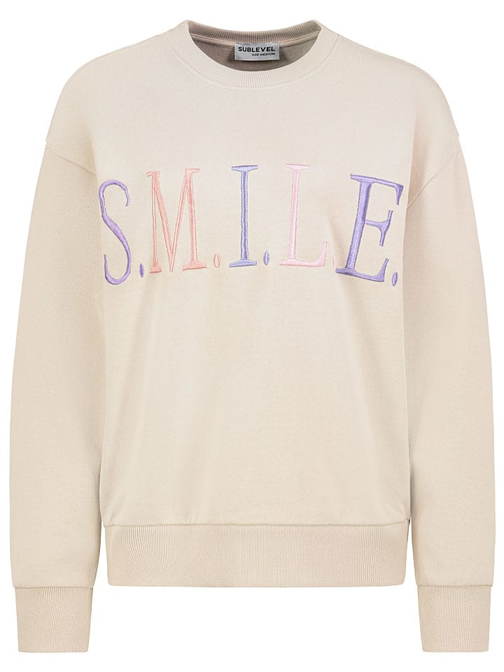 Sublevel Bluza w kolorze kremowym rozmiar: XL