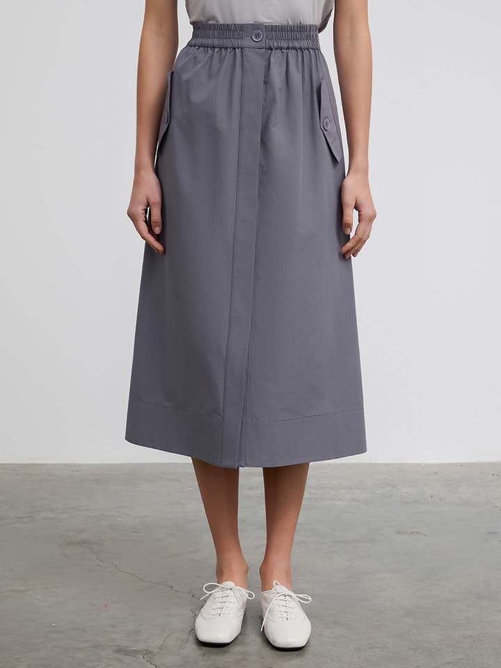 BGN Spódnica w kolorze szarym rozmiar: 34