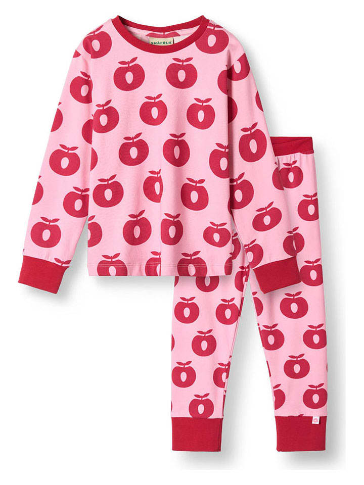 Småfolk Piżama w kolorze jasnoróżowym rozmiar: 92/98