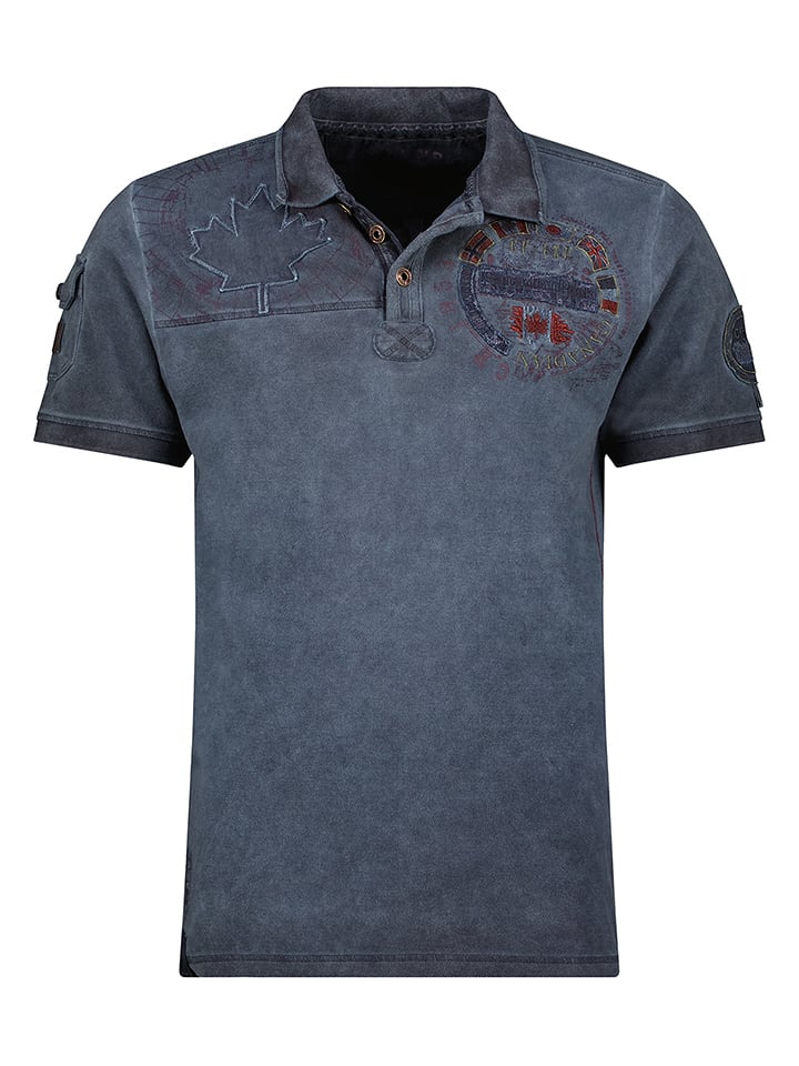 Canadian Peak Koszulka polo "Kinflateak" w kolorze granatowym rozmiar: S