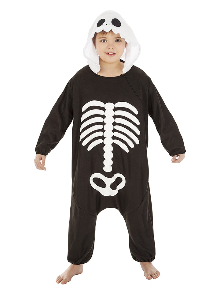 Carnival Party Kombinezon kostiumowy "Skeleton" w kolorze czerwonym rozmiar: 164