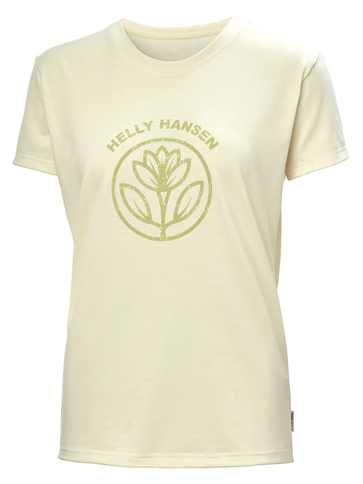 Helly Hansen Koszulka funkcyjna "Skog Graphic Tee" w kolorze żółtym rozmiar: XL