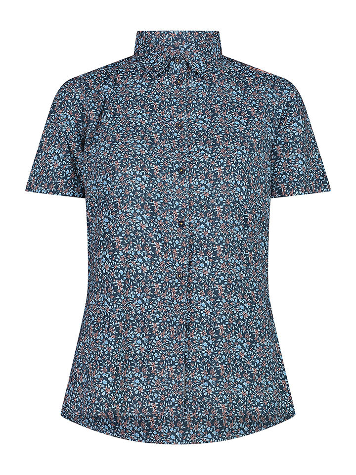 CMP Koszula funkcyjna w kolorze turkusowo-granatowym rozmiar: 34