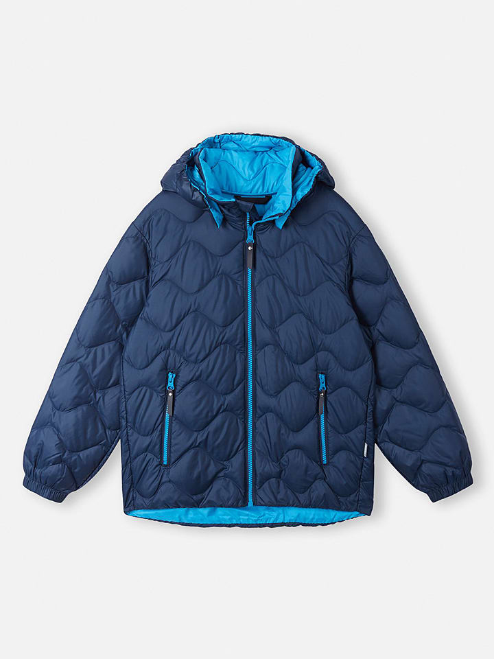 Reima Kurtka puchowa "Fossila" w kolorze niebieskim rozmiar: 140