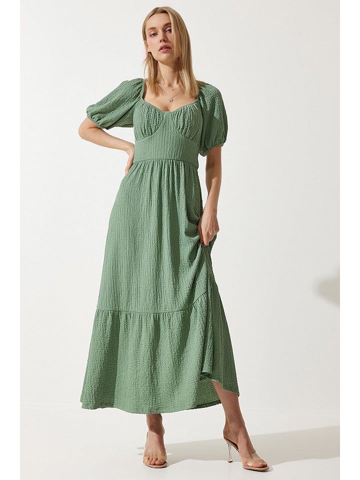 Happiness Istanbul Sukienka w kolorze zielonym rozmiar: 40