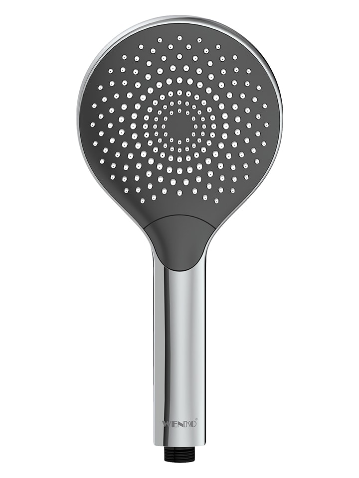 Wenko Słuchawka prysznicowa w kolorze srebrnym - Ø 12 cm rozmiar: onesize
