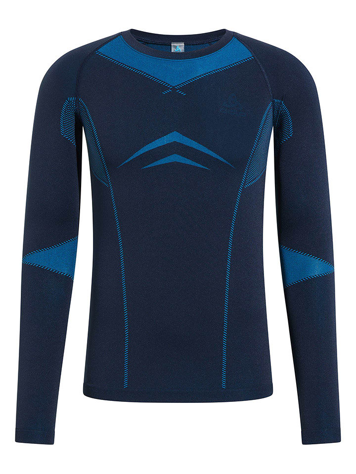 Odlo Podkoszulek funkcyjny "Fundamentals Performance" w kolorze granatowym rozmiar: L