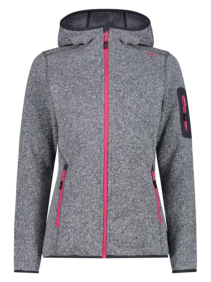 cmp Kurtka polarowa w kolorze szarym rozmiar: 40