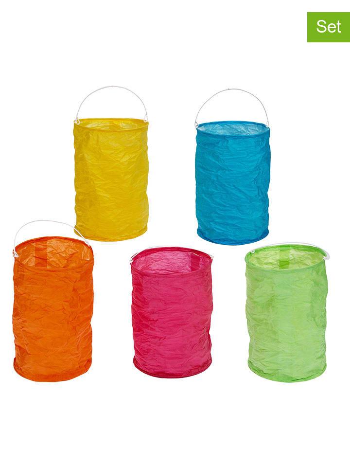 SUNNYSUE Lampiony (5 szt.) w różnych kolorach - Ø 13 cm rozmiar: onesize