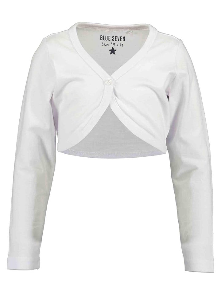 Blue Seven Bolerko w kolorze białym rozmiar: 98