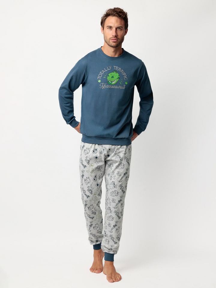 Disney Toy Story Piżama "Toy Story" w kolorze niebiesko-szarym rozmiar: XL