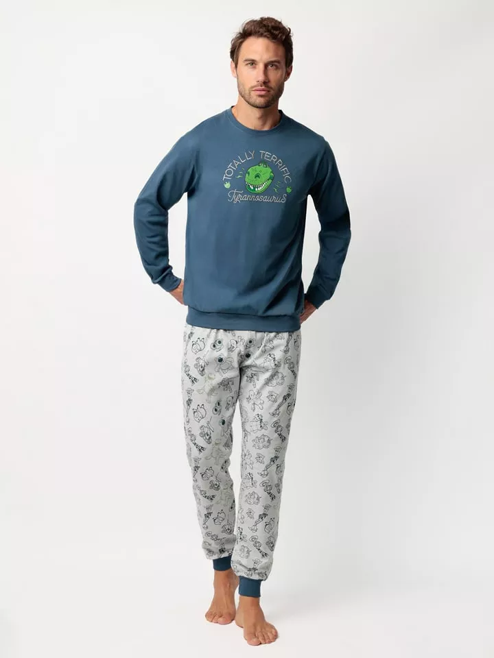 Disney Toy Story Piżama "Toy Story" w kolorze niebiesko-szarym rozmiar: XL