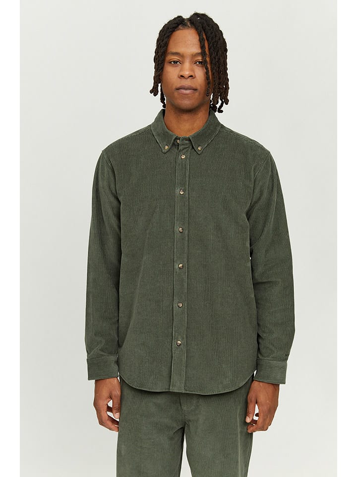 MAZINE Koszula "Elon" w kolorze zielonym rozmiar: S