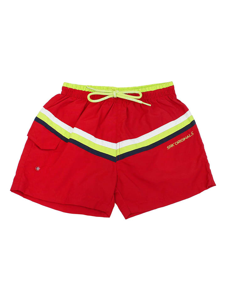 Peak Mountain Szorty kąpielowe w kolorze czerwonym rozmiar: 164