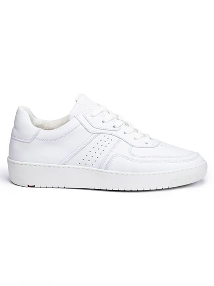 LLOYD Skórzane sneakersy "Arel" w kolorze białym rozmiar: 45