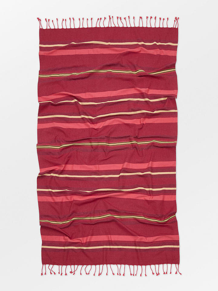 Becksöndergaard Chusta kąpielowa w kolorze czerwonym - 200 x 110 cm rozmiar: onesize