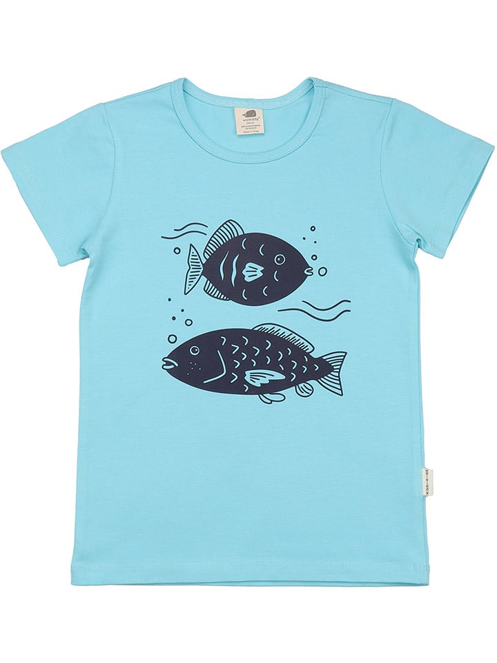 Walkiddy Koszulka w kolorze błękitnym rozmiar: 134