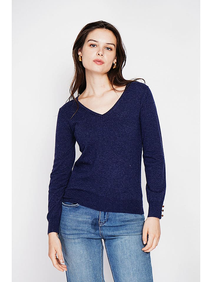 C& Jo Sweter w kolorze granatowym rozmiar: 42