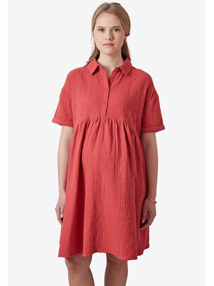 vertbaudet Sukienka w kolorze czerwonym rozmiar: 42