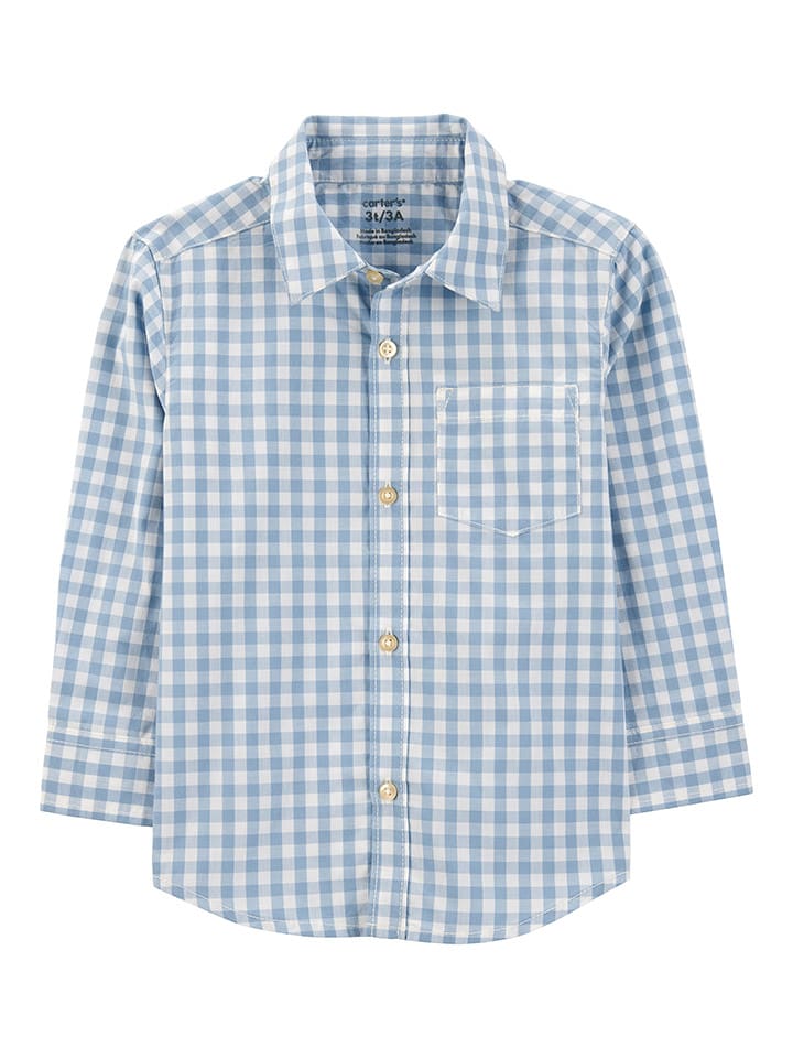 carter's Koszula w kolorze błękitnym rozmiar: 92