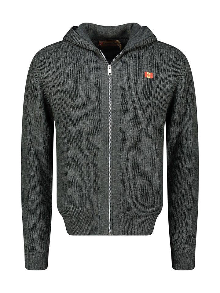 Canadian Peak Kardigan w kolorze antracytowym rozmiar: 3XL
