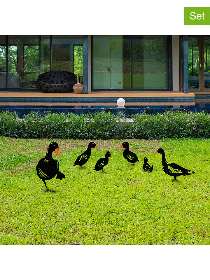 FLORIANE GARDEN Dekoracje ogrodowe (6 szt.) w kolorze czarnym rozmiar: onesize