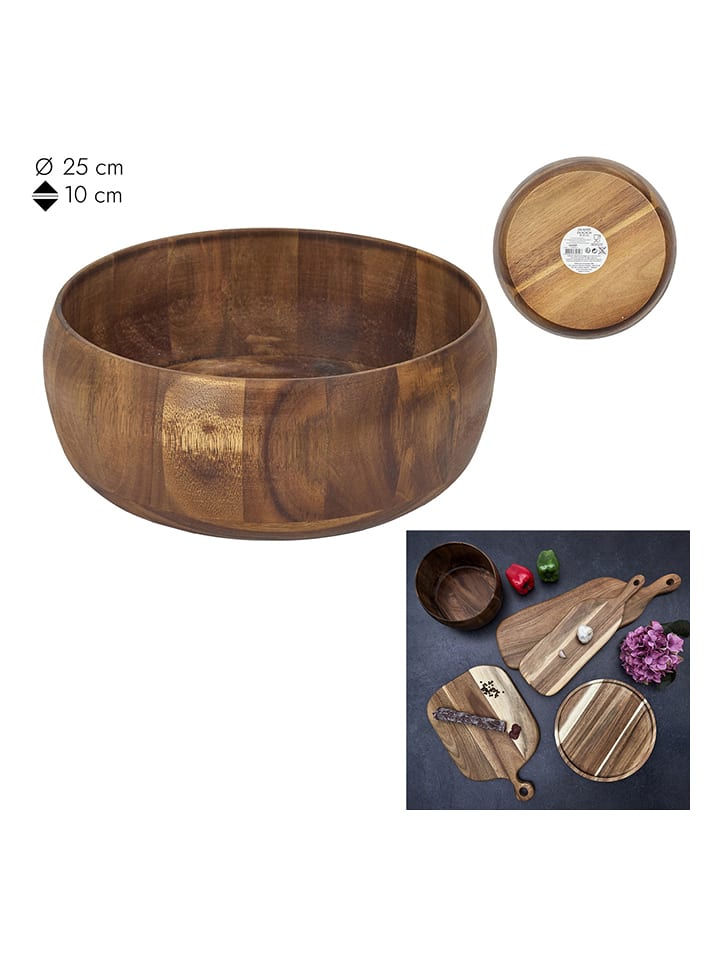 Garden Spirit Salaterka w kolorze brązowym - Ø 25 cm rozmiar: onesize