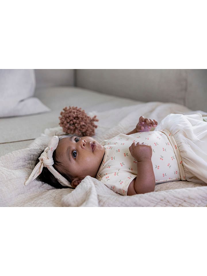 Dirkje 3-częściowy zestaw w kolorze białym rozmiar: 74