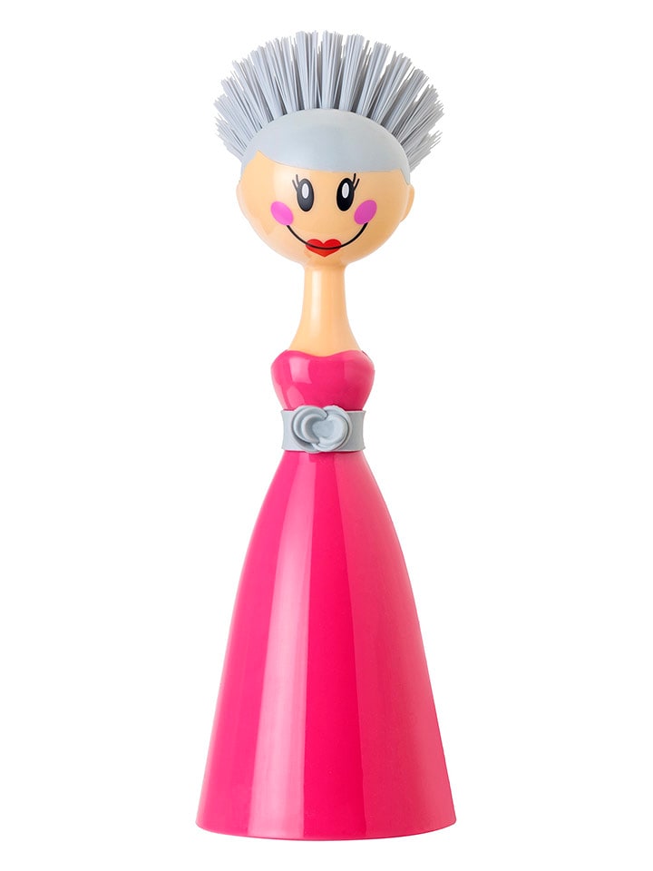Vigar Szczotka w kolorze różowym do zmywania - wys. 24,5 cm rozmiar: onesize