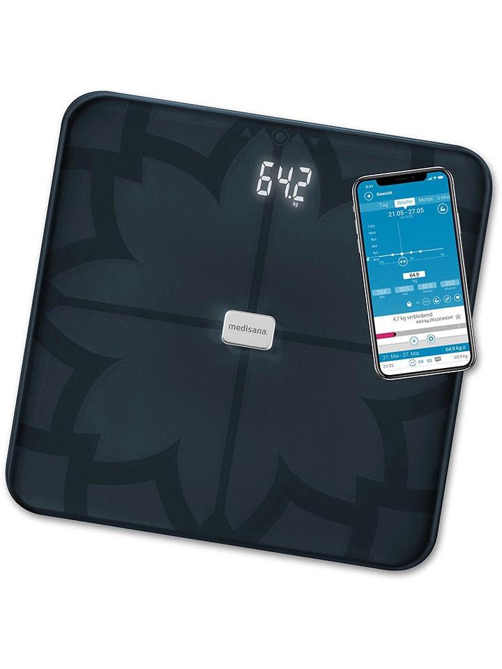 Medisana Waga "BS 450 connect" w kolorze czarnym z funkcją pomiaru składu ciała rozmiar: onesize