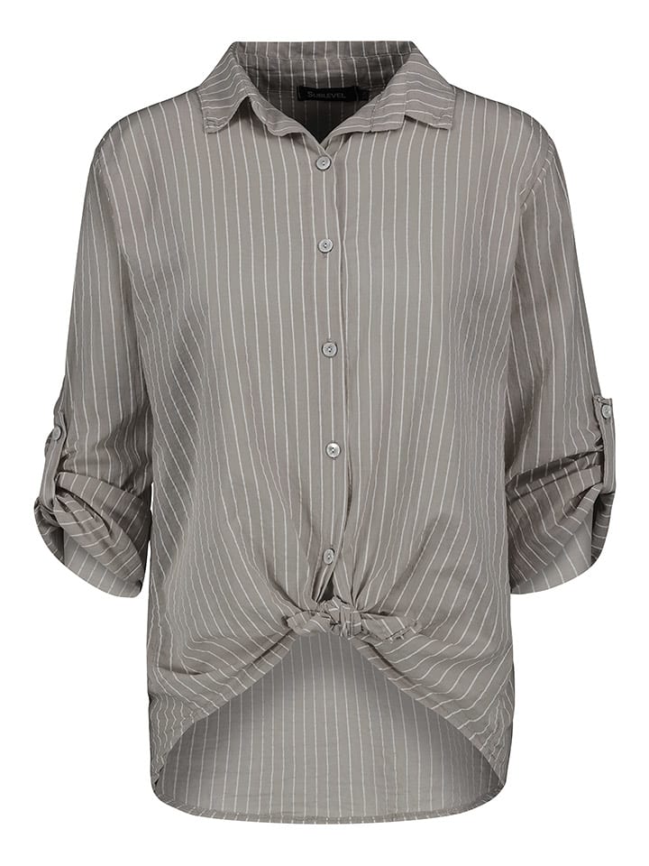 Sublevel Bluzka w kolorze antracytowym rozmiar: S/M