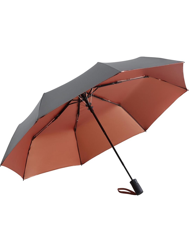 FARE Parasol w kolorze szaro-miedzianym - Ø 100 cm rozmiar: onesize