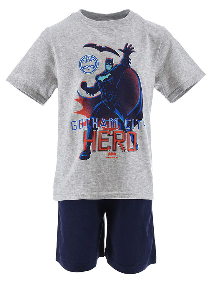 Batman Piżama "Batman" w kolorze szaro-granatowym rozmiar: 104