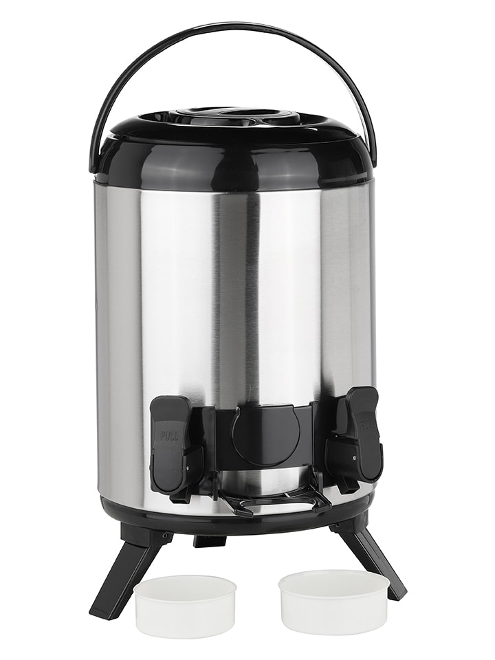 Chefware Termiczny dozownik do napojów w kolorze srebrnym - 9 l rozmiar: onesize