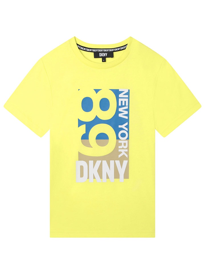 DKNY Koszulka w kolorze żółtym rozmiar: 176