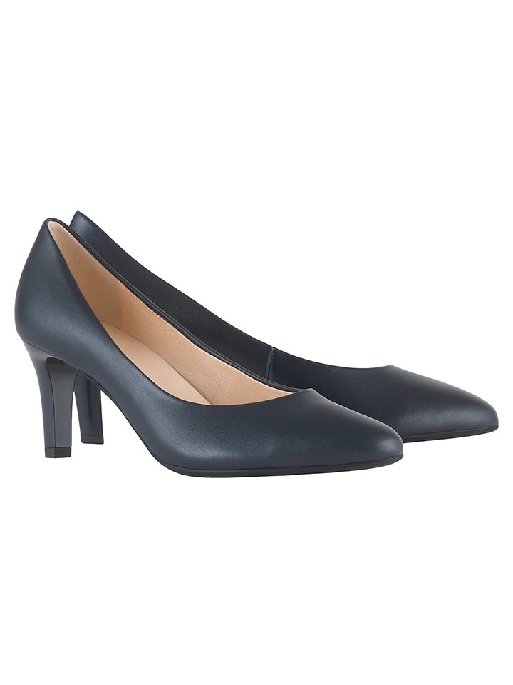 Högl Skórzane czółenka "Studio 60" w kolorze granatowym rozmiar: 41