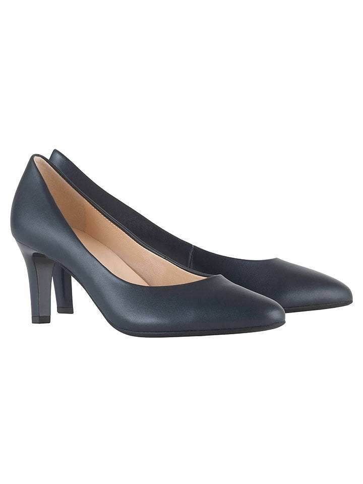 Högl Skórzane czółenka "Studio 60" w kolorze granatowym rozmiar: 41