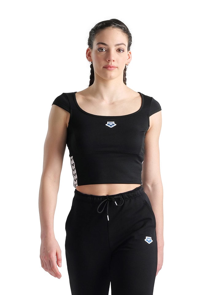 Arena Top w kolorze czarnym rozmiar: XS