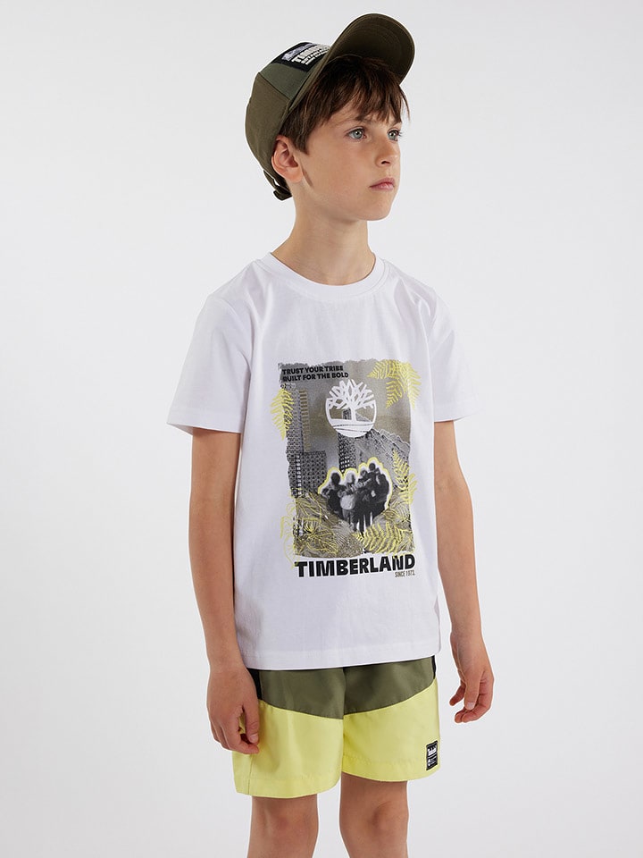 Timberland Szorty kąpielowe w kolorze oliwkowo-żółtym rozmiar: 176